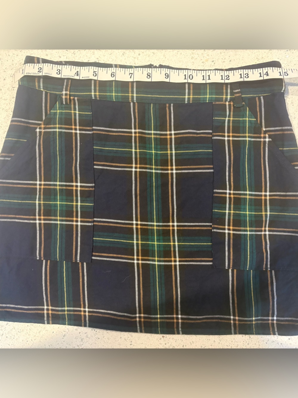Sky and Sparrow Plaid Mini Skirt M Dark Academia Preppy Y2K Vibe - Picture 6 of 7